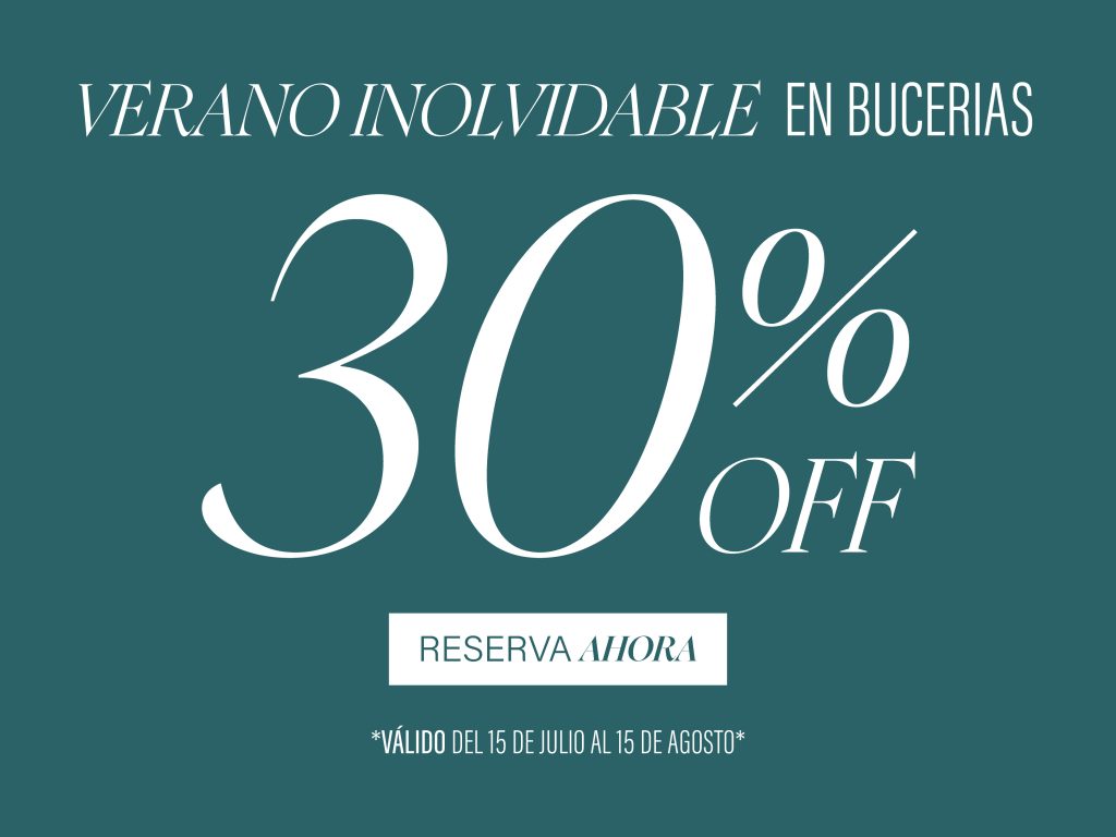 Habitación frente al mar en Ysuri Bucerías con decoración de verano y promoción del 30% de descuento